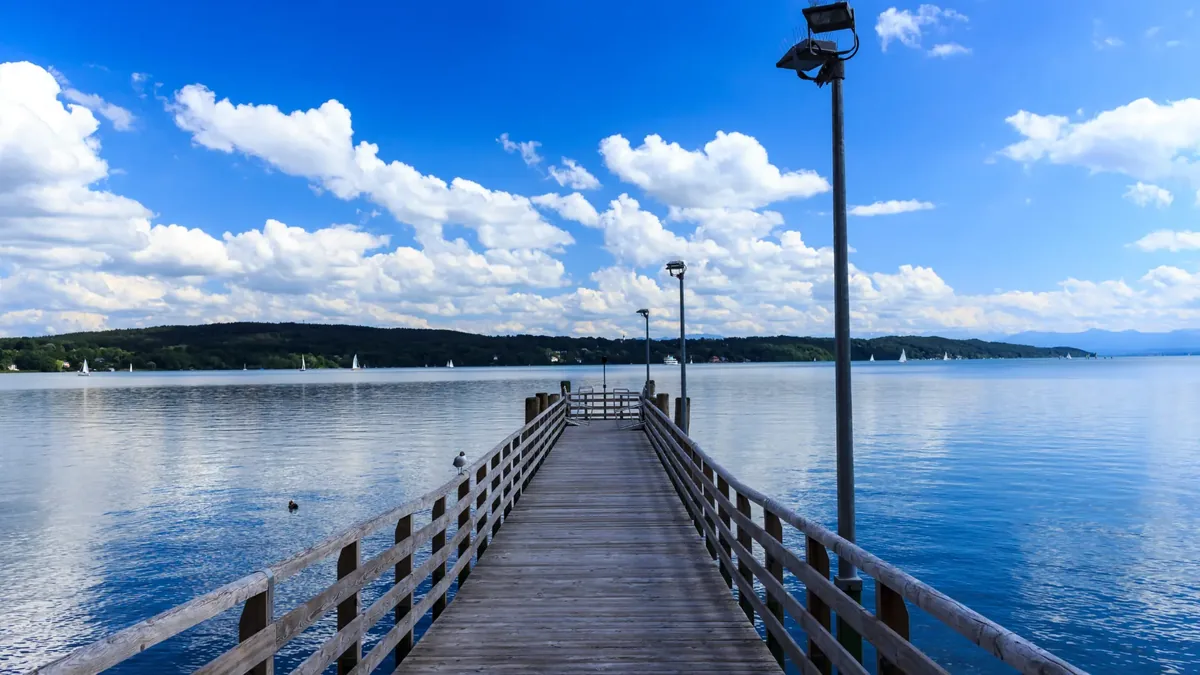 Steg am Starnberger See bei Feldafing